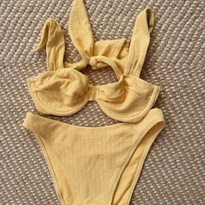 Abercrombie yellow bikini